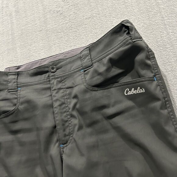 Cabelas XPG Pants Mens 36x30 Gray Hiking Camping Cool Phase Outdoor Workwear - Picture 5 of 13